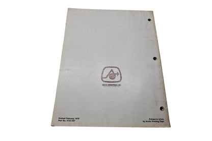 OEM Arctic Cat 0153-259 Kitty Cat Service Manual '77 '78 '79