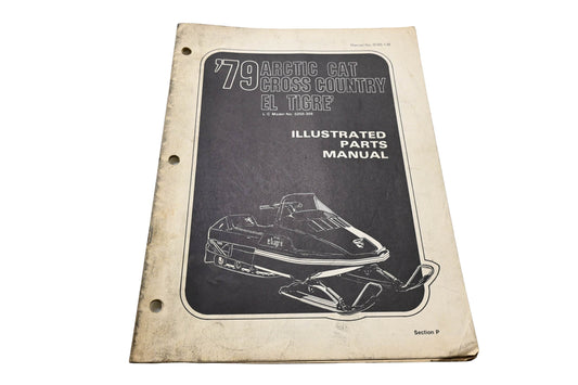 OEM Arctic Cat 0185-139 Cross Country El Tigre '79 Illustrated Parts Manual