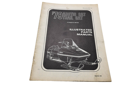 OEM Arctic Cat 0185-130 Trail Cat '79 Illustrated Parts Manual