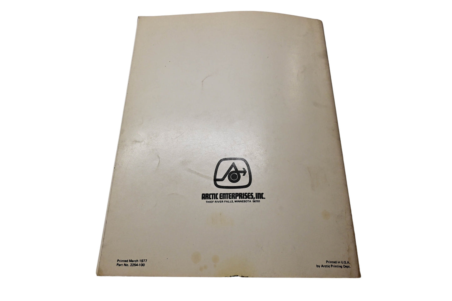 OEM Arctic Cat 2254-100 1978 Arctic Cat Operators Manual