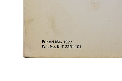 OEM Arctic Cat 2254-101 1978 Arctic Cat Operators Manual