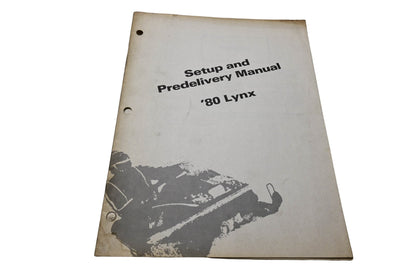 OEM Arctic Cat 0185-162 Setup & Predelivery Manual '80 Lynx