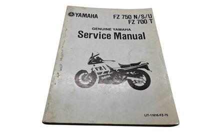 OEM Yamaha LIT-11616-FZ-75 FZ 750 N/S/U FZ 700 T Genuine Yamaha Service Manual