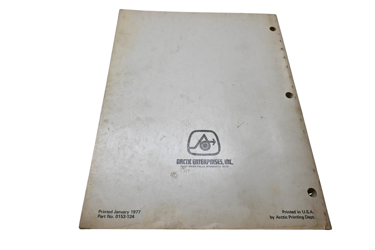 OEM Arctic Cat 0153-124 77 Arctic Cat Pantera Service Manual