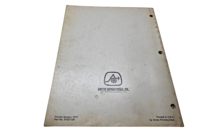 OEM Arctic Cat 0153-124 77 Arctic Cat Pantera Service Manual