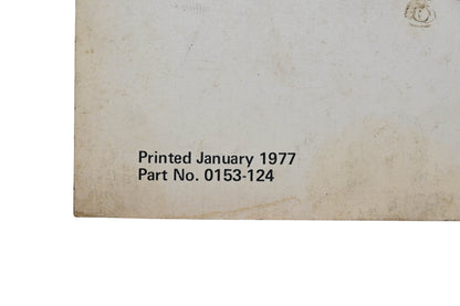 OEM Arctic Cat 0153-124 77 Arctic Cat Pantera Service Manual