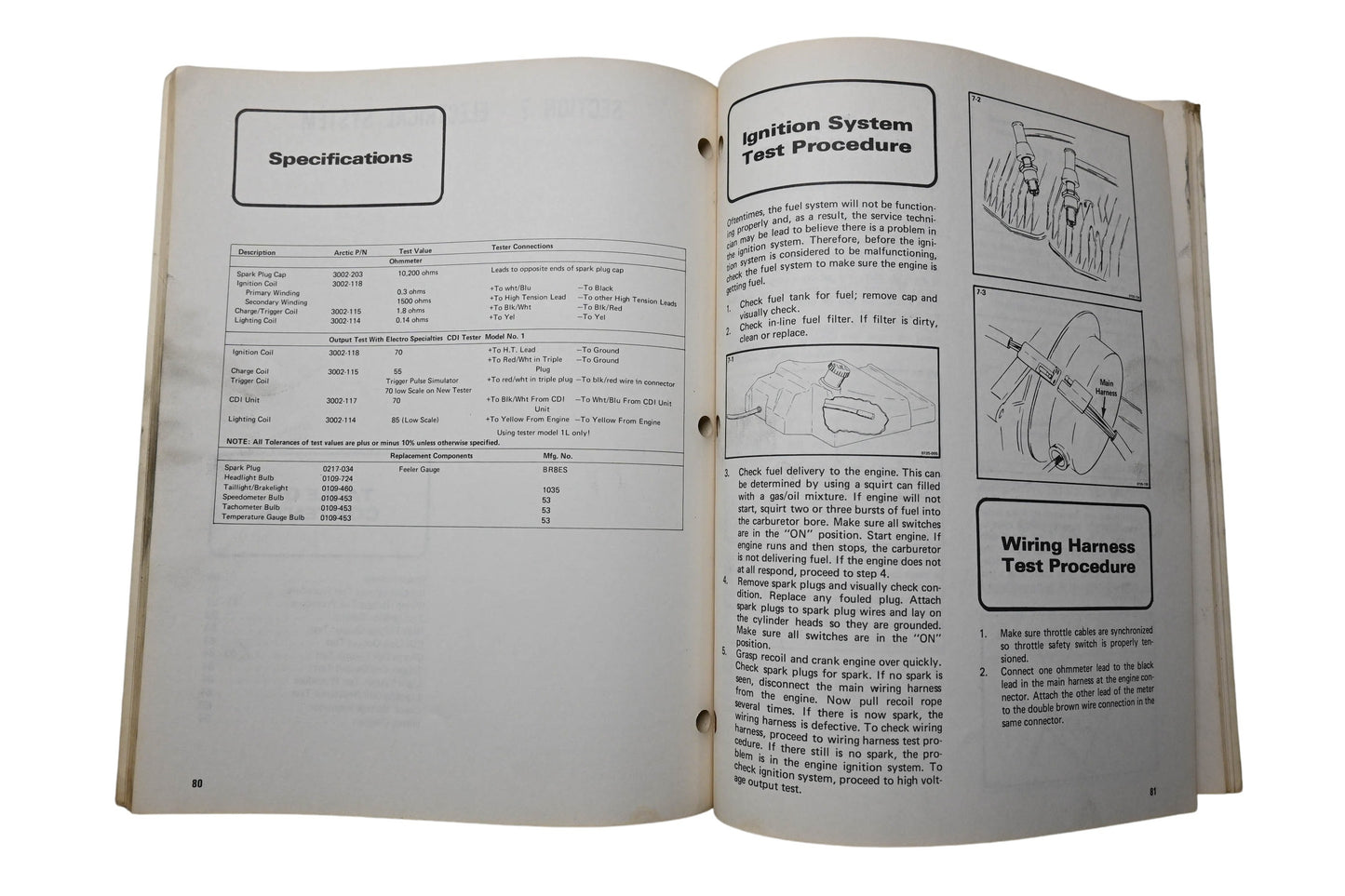 OEM Arctic Cat 0153-090 1976 Service Manual El Tigre