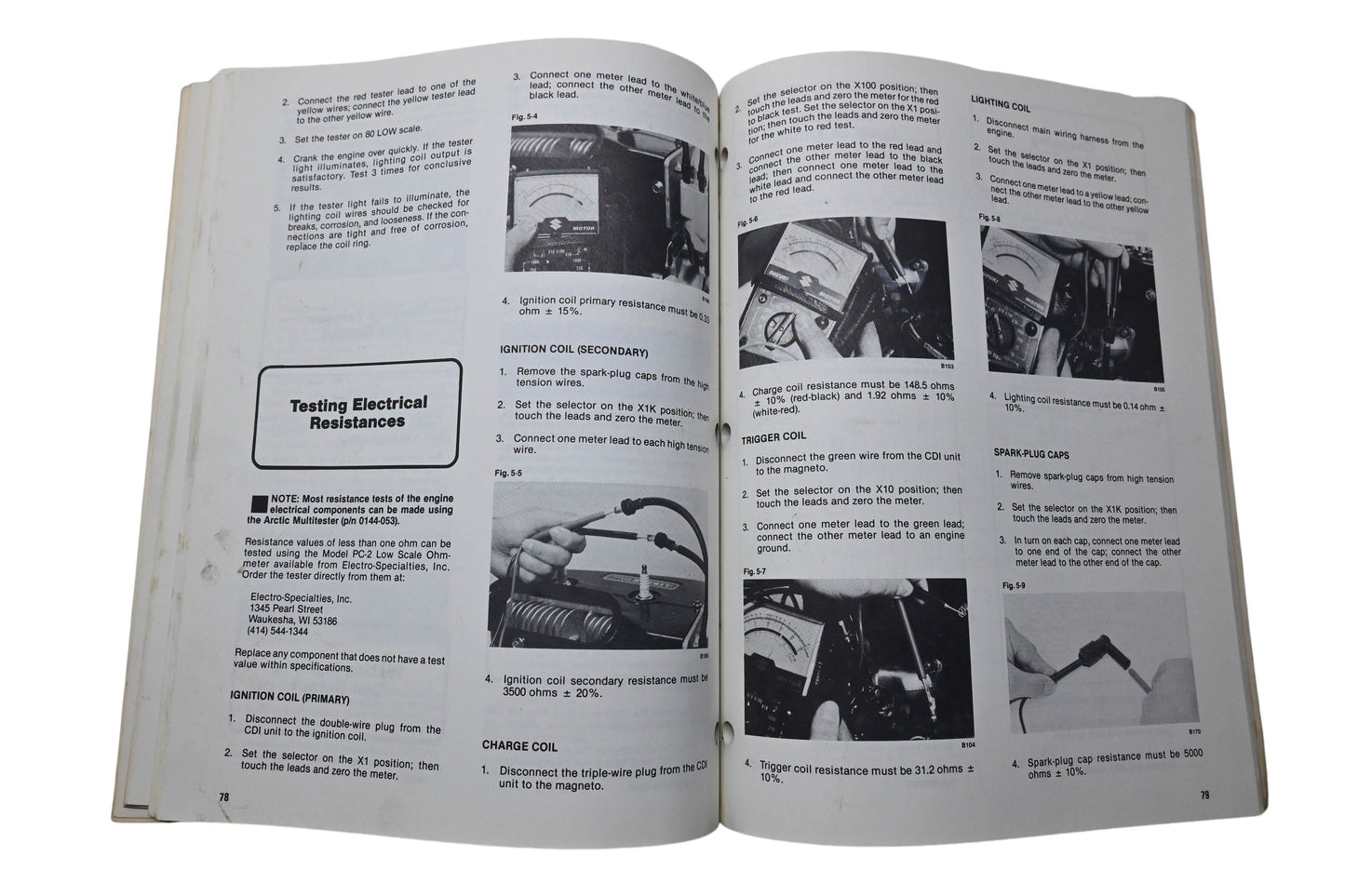 OEM Arctic Cat 0153-333 Arctic Cat Service Manual '80 Panther/Pantera