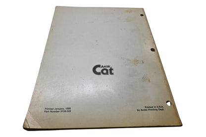 OEM Arctic Cat 0153-333 Arctic Cat Service Manual '80 Panther/Pantera