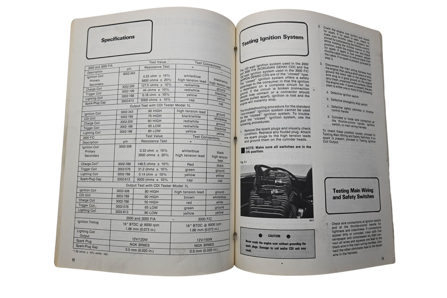 OEM Arctic Cat 0185-170 Arctic Cat Service Manual '80 Jag