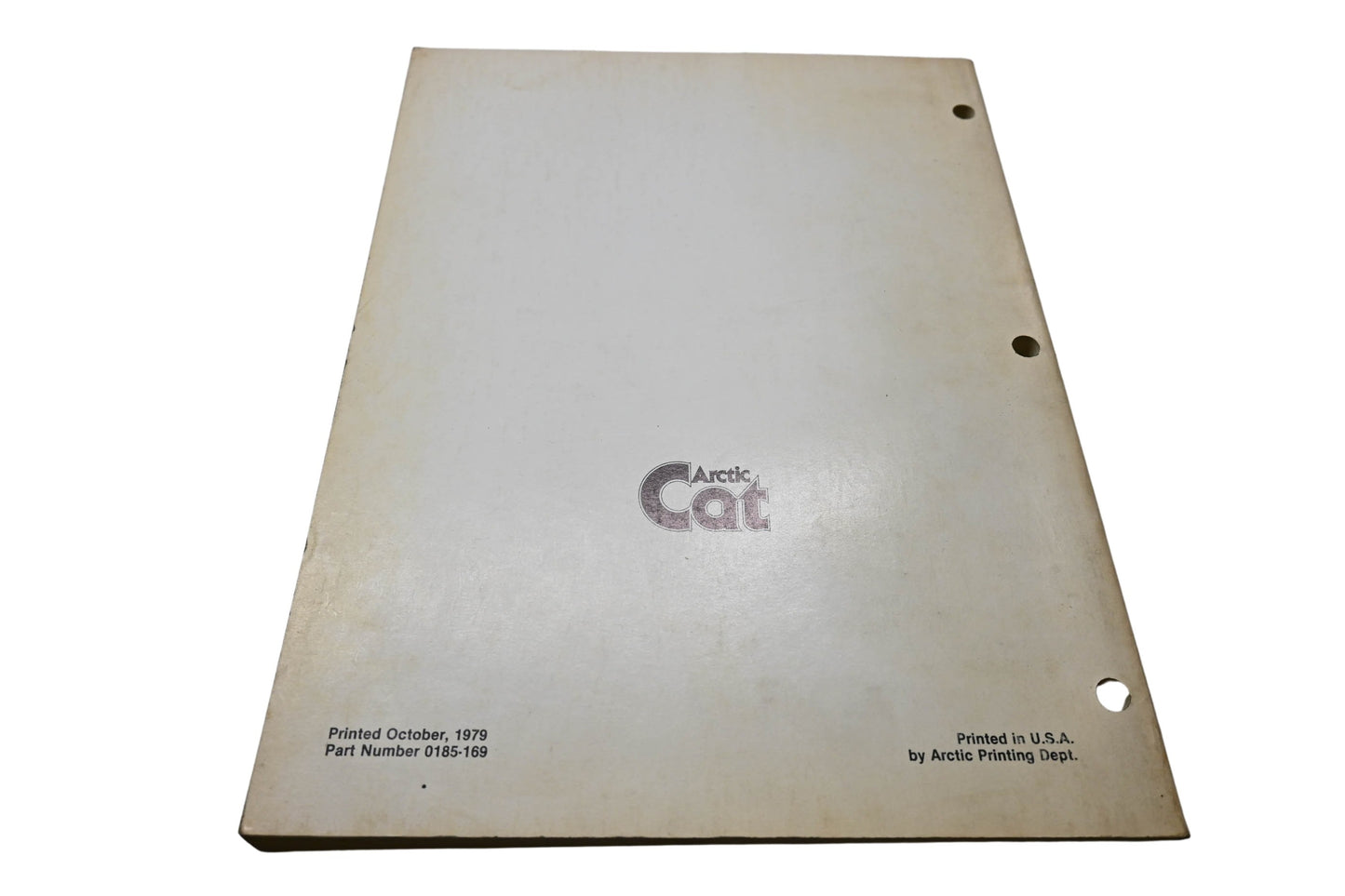 OEM Arctic Cat 0185-169 Arctic Cat Service Manual '80 Lynx