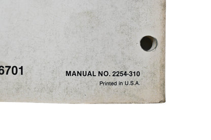 OEM Arctic Cat 2254-310 1985 Jag Panther Pantera Service Manual