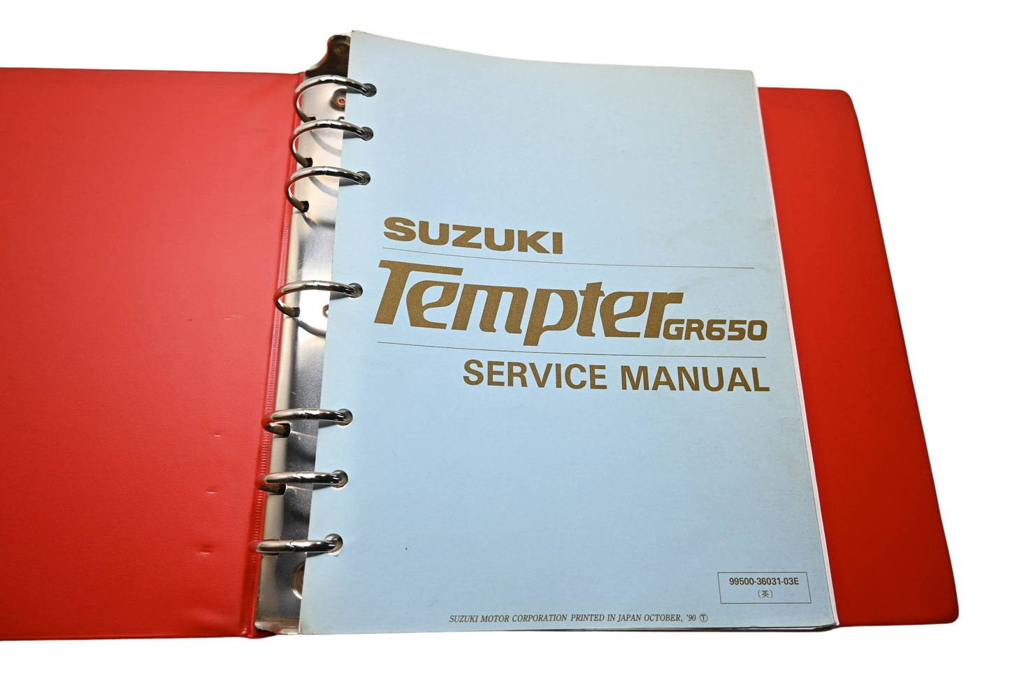 OEM Suzuki 99500-36031-03E Tempter GR650 Service Manual