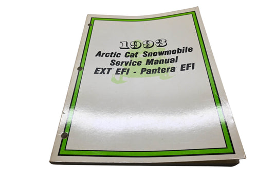 OEM Arctic Cat 2254-828 1993 Arctic Cat Snowmobile Service Manual EXT EFI Pantera EFI