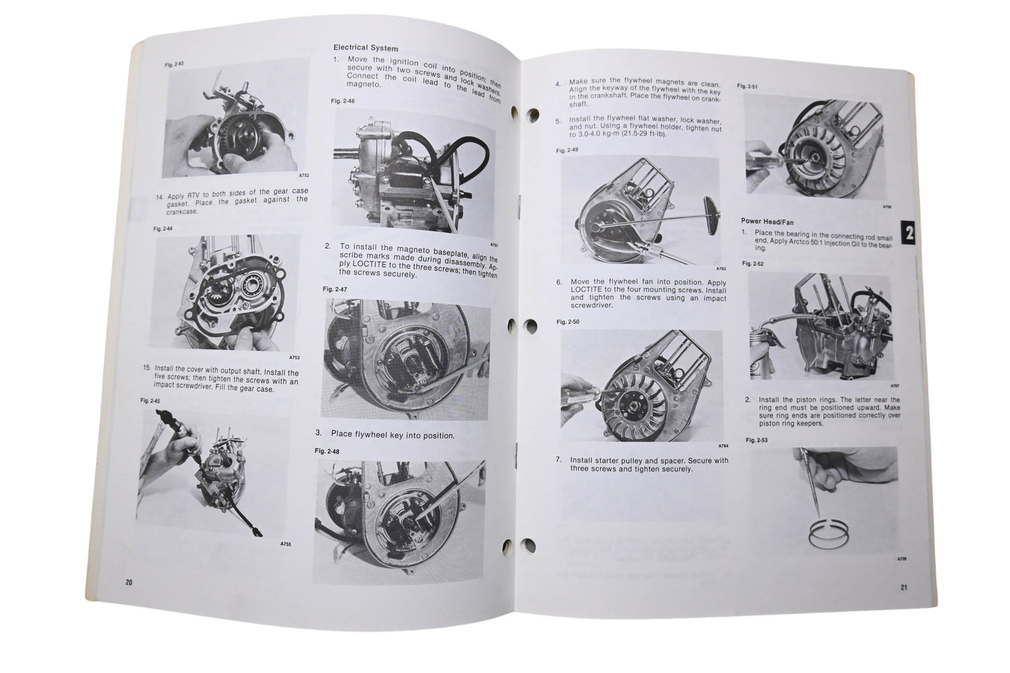 OEM Arctic Cat 2254-824 1993 Arctic Cat Snowmobile Service Manual Kitty Cat