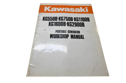 OEM Kawasaki 99924-2003 Portable Generator Workshop Manual KG550B KG750B KG1100B KG1600B KG2900B
