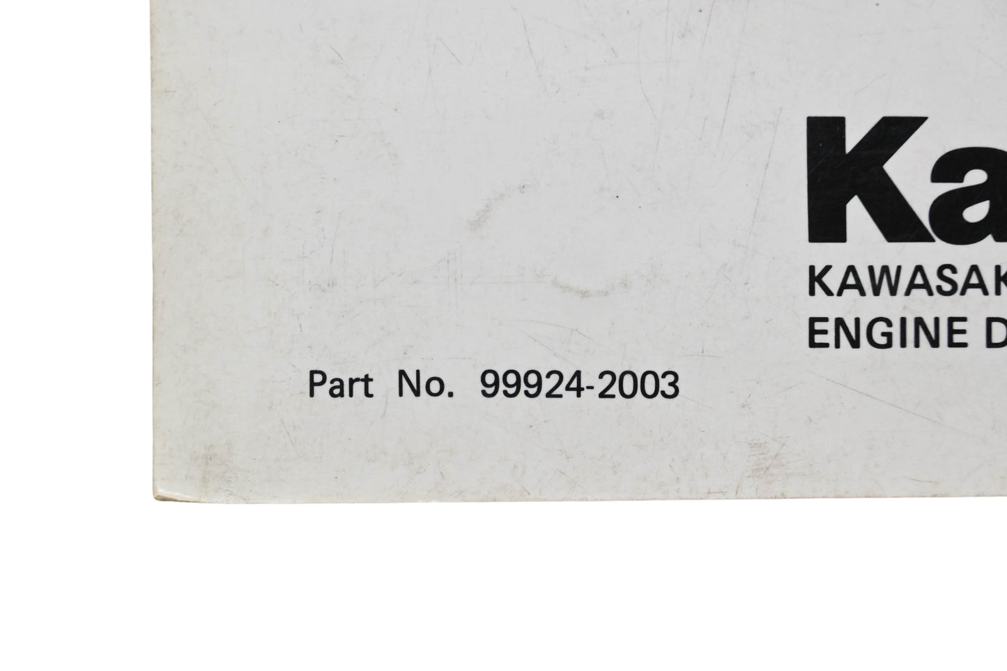 OEM Kawasaki 99924-2003 Portable Generator Workshop Manual KG550B KG750B KG1100B KG1600B KG2900B