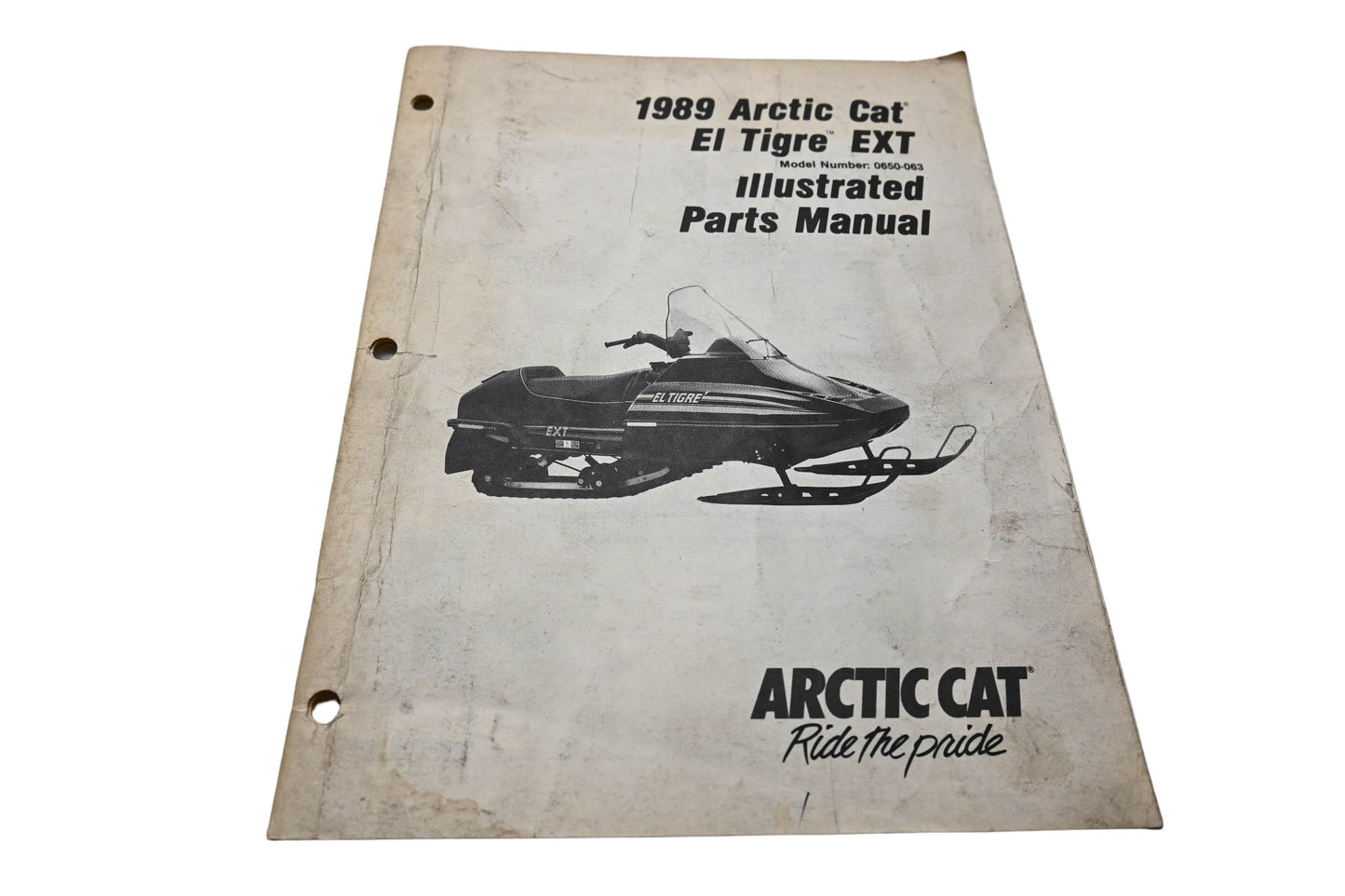 OEM Arctic Cat 2254-494 1989 Arctic Cat El Tigre EXT Illustrated Parts Manual