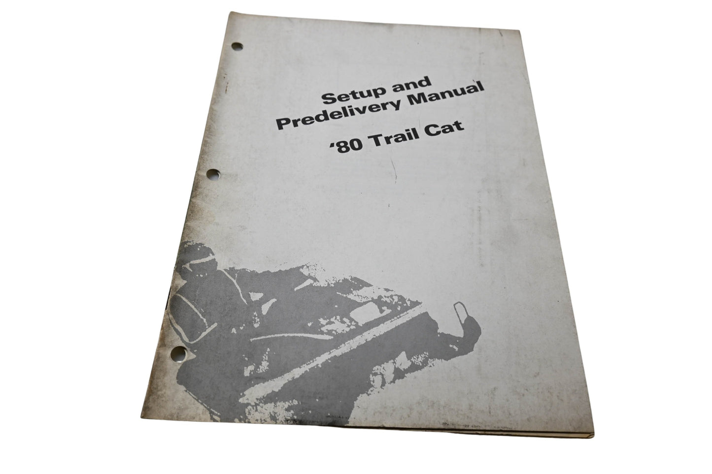 OEM Arctic Cat 0185-163 Setup & Predelivery Manual '80 Trail Cat
