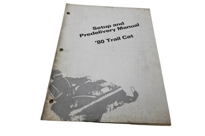 OEM Arctic Cat 0185-163 Setup & Predelivery Manual '80 Trail Cat