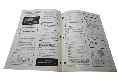 OEM Arctic Cat 0185-163 Setup & Predelivery Manual '80 Trail Cat