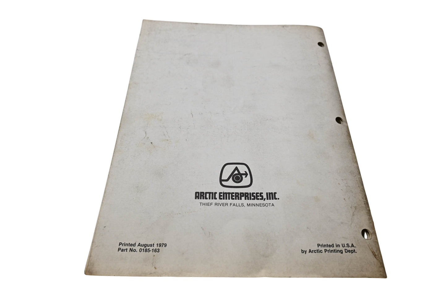 OEM Arctic Cat 0185-163 Setup & Predelivery Manual '80 Trail Cat