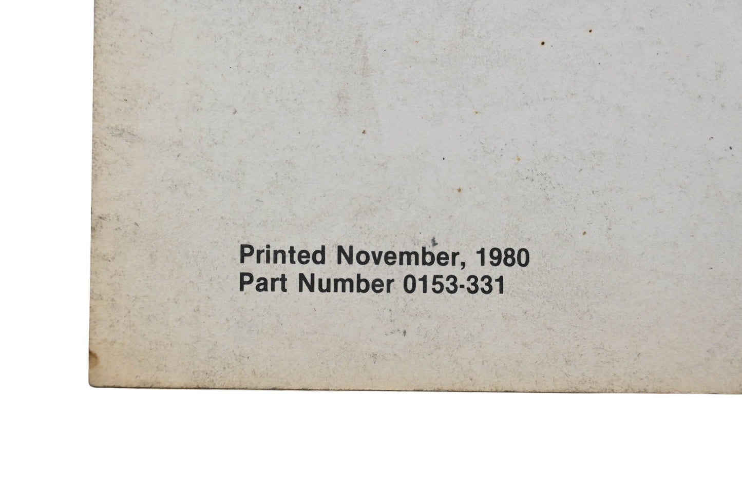 OEM Arctic Cat 0153-331 Arctic Cat Service Manual Supplement '80 El Tigre