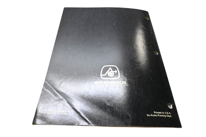 OEM Arctic Cat 0153-204 79 Arctic Cat Service Manual Addendum El Tigre