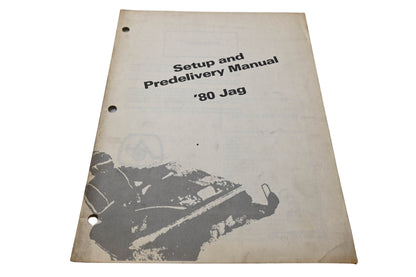 OEM Arctic Cat 0185-161 Setup & Predelivery Manual '80 Jag