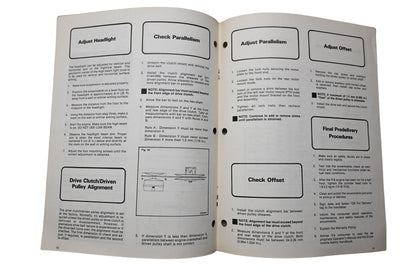 OEM Arctic Cat 0185-161 Setup & Predelivery Manual '80 Jag