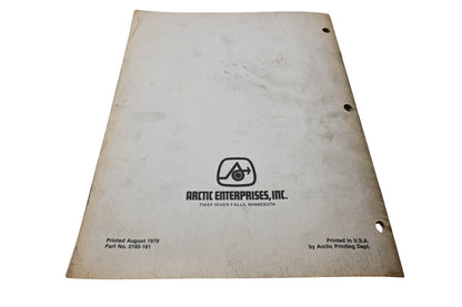 OEM Arctic Cat 0185-161 Setup & Predelivery Manual '80 Jag