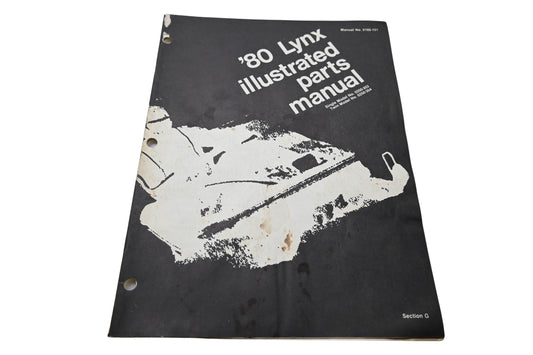 OEM Arctic Cat 0185-151 80 Lynx Illustrated Parts Manual