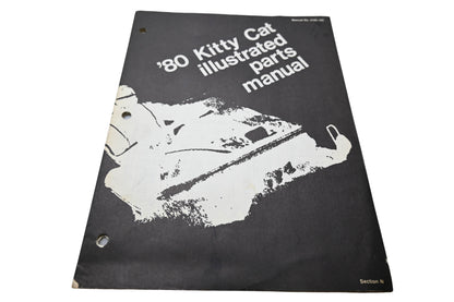OEM Arctic Cat 0185-150 80 Kitty Cat Illustrated Parts Manual