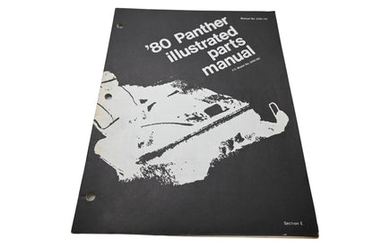 OEM Arctic Cat 0185-155 80 Panther Illustrated Parts Manual