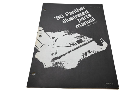 OEM Arctic Cat 0185-155 80 Panther Illustrated Parts Manual