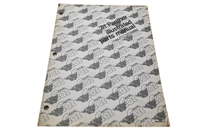 OEM Arctic Cat 0185-189 81 Panther Illustrated Parts Manual