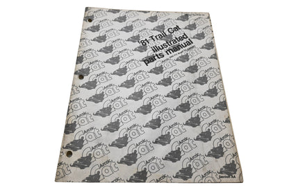 OEM Arctic Cat 0185-191 81 Trail Cat Illustrated Parts Manual