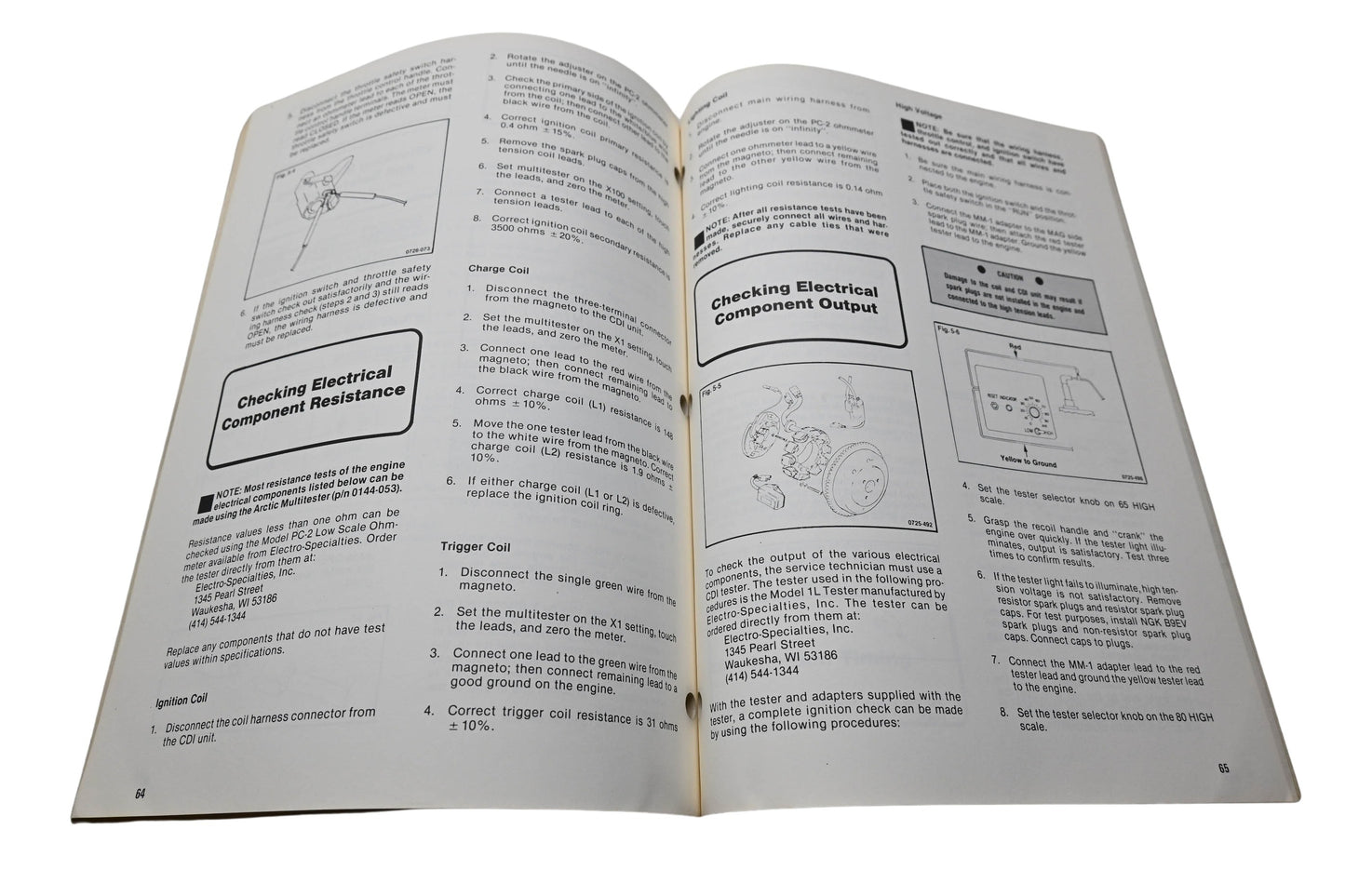 OEM Arctic Cat 0153-279 79 Arctic Cat Service Manual Trail Cat