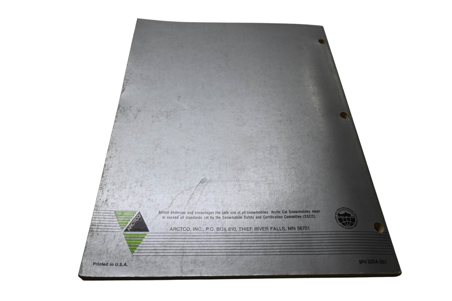 OEM Arctic Cat 2254-351 1987 Arctic Cat Jag-Panther-Super Jag Service Manual