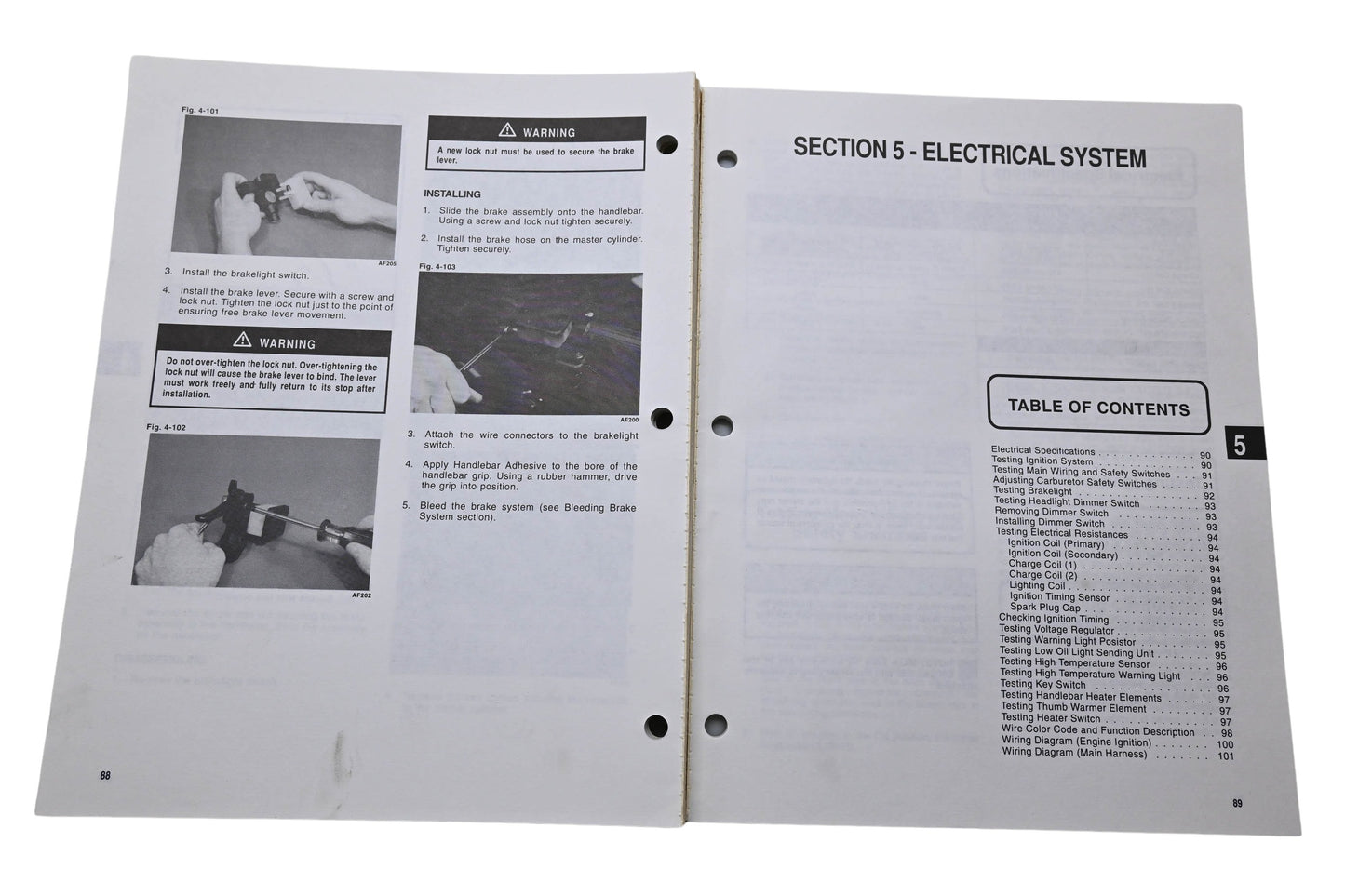 OEM Arctic Cat 2254-831 1993 Arctic Cat Snowmobile Service Manual Thundercat