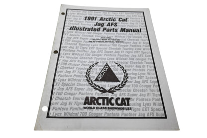 OEM Arctic Cat 2254-650 1991 Arctic Cat Jag AFS Illustrated Parts Manual