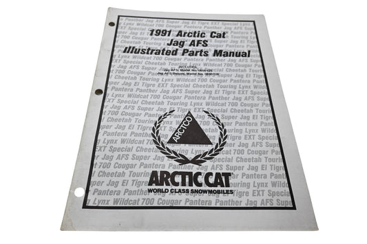 OEM Arctic Cat 2254-650 1991 Arctic Cat Jag AFS Illustrated Parts Manual