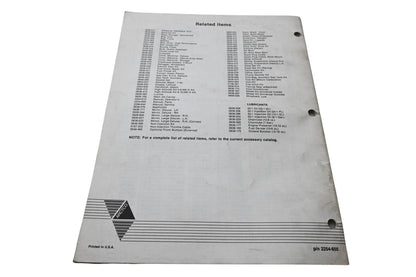 OEM Arctic Cat 2254-650 1991 Arctic Cat Jag AFS Illustrated Parts Manual