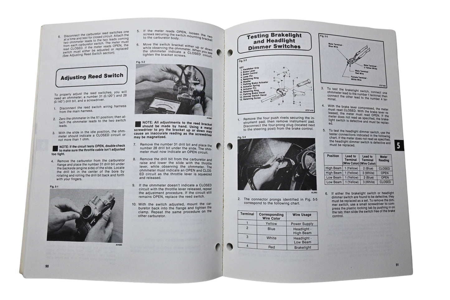 OEM Arctic Cat 2254-647 1991 Arctic Cat Snowmobile Service Manual Prowler Pantera