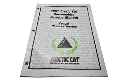 OEM Arctic Cat 2254-645 1991 Arctic Cat Snowmobile Service Manual Cougar Cheetah Touring