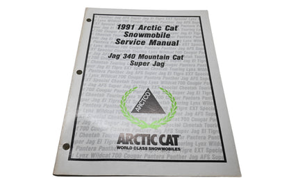 OEM Arctic Cat 2254-643 1991 Arctic Cat Snowmobile Service Manual Jag 340 Mountain Cat Super Jag