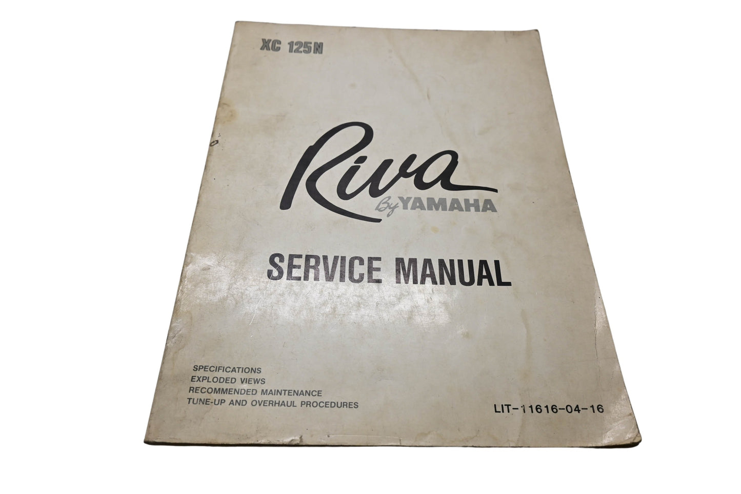 OEM Yamaha LIT-11616-04-16 XC 125N Riva Service Manual