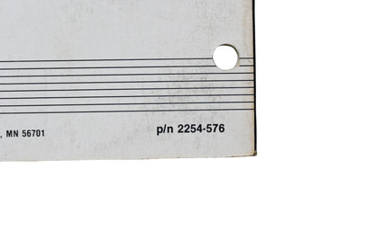 OEM Arctic Cat 2254-576 1990 Arctic Cat Pantera Service Manual