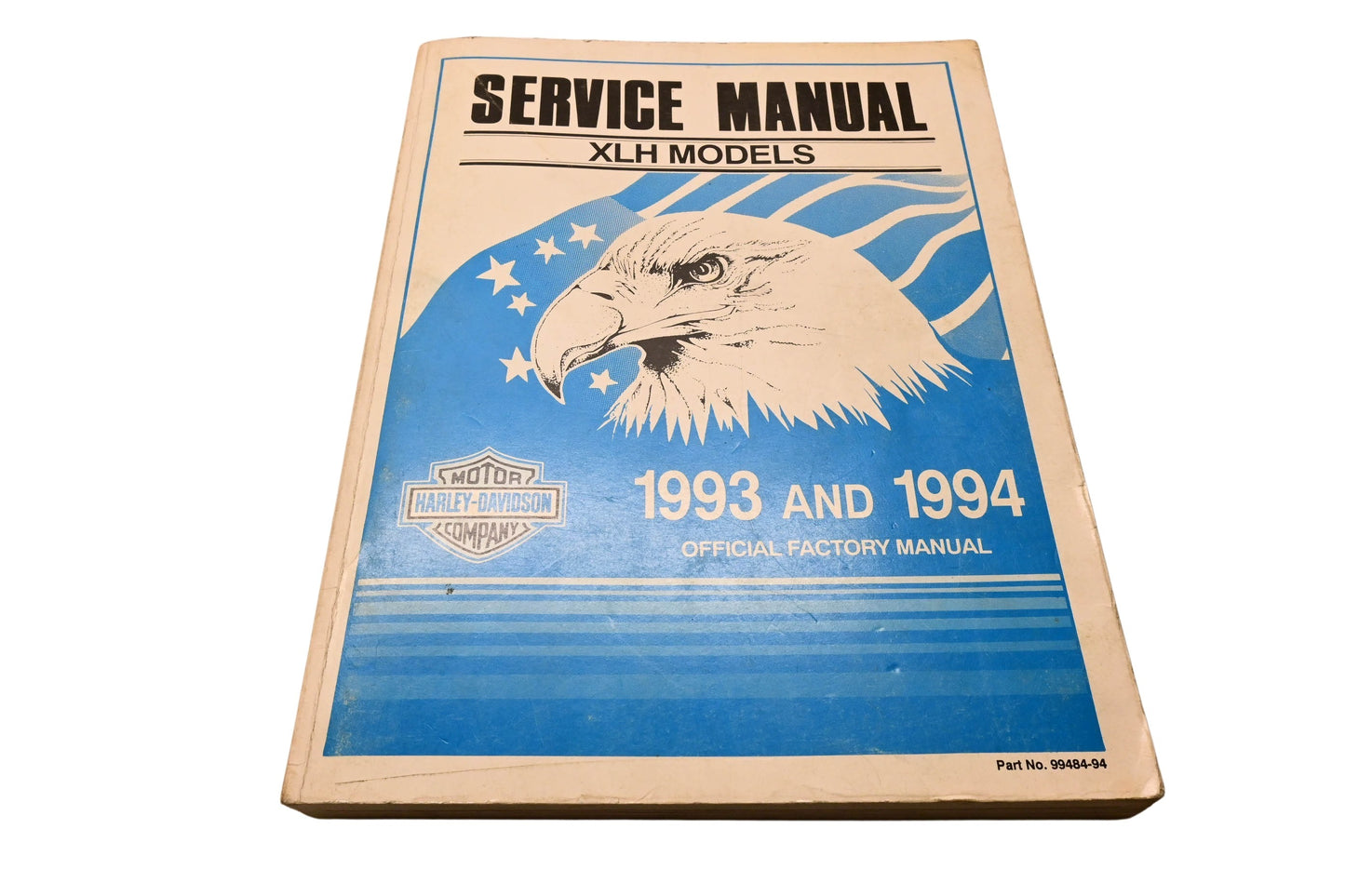 OEM Harley-Davidson 99484-94 Service Manual XLH Models 1993 1994 Official