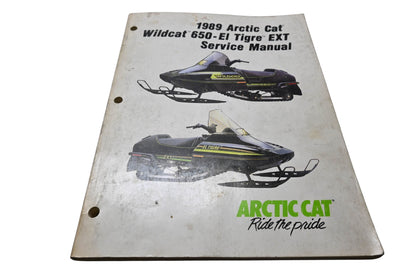 OEM Arctic Cat 2254-499 1989 Arctic Cat Wildcat El Tigre EXT Service Manual